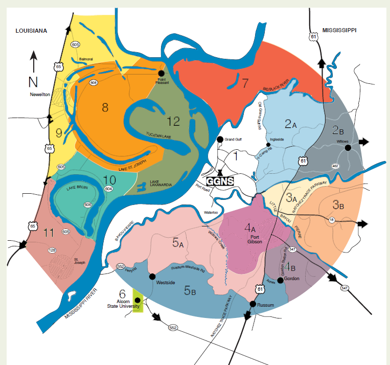 Protective Action Areas Graphic, Link Opens in New Tab
